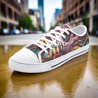 UNISEX Tentacles Skull Custom Shoes Custom Sneakers | Freaky Shoes®