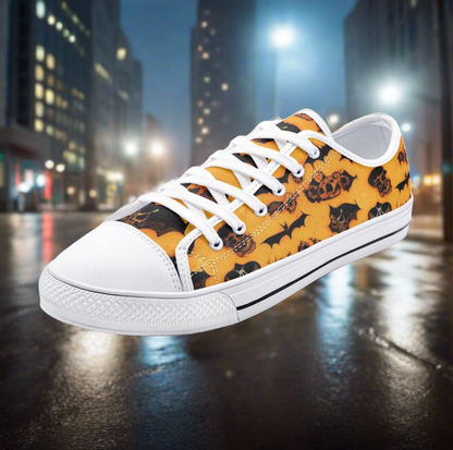 UNISEX Halloween Art (Print 2) Custom Sneakers 2 | Freaky Shoes®