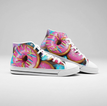 UNISEX Donuts Custom Sneakers | Freaky Shoes®