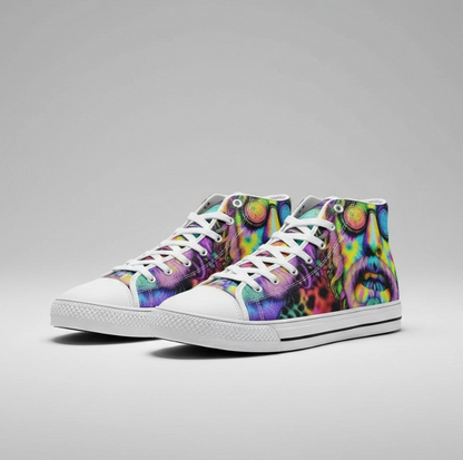 UNISEX Tie Dye Guy Custom Sneakers | Freaky Shoes®