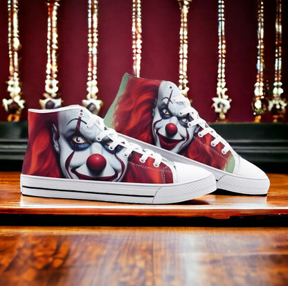 UNISEX Scary Clown Custom Sneakers | Freaky Shoes®