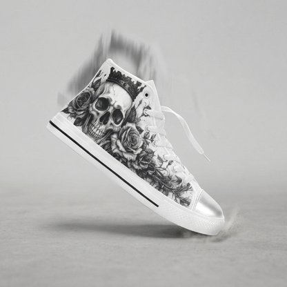 MEN'S Dark Crown Skull Art | Freaky Shoes®