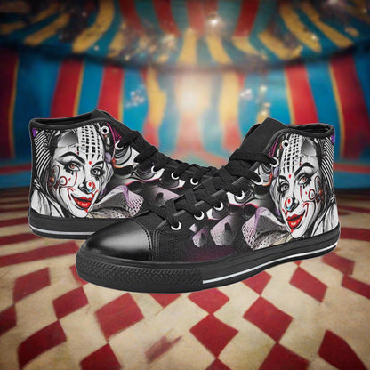 Chinese Dragon Red Gold Custom MEN Bold Art - Freaky Shoes | Custom Art Sneakers