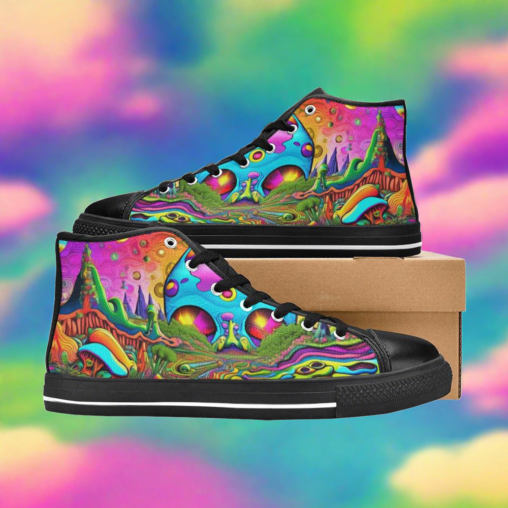 Dragon Pastel Soft Vivid Bold Art - Freaky Shoes