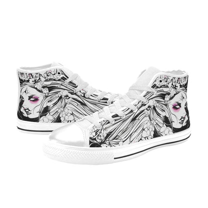 MEN'S Ink Art 2 Men’S High Top Canvas Grunge Shoes