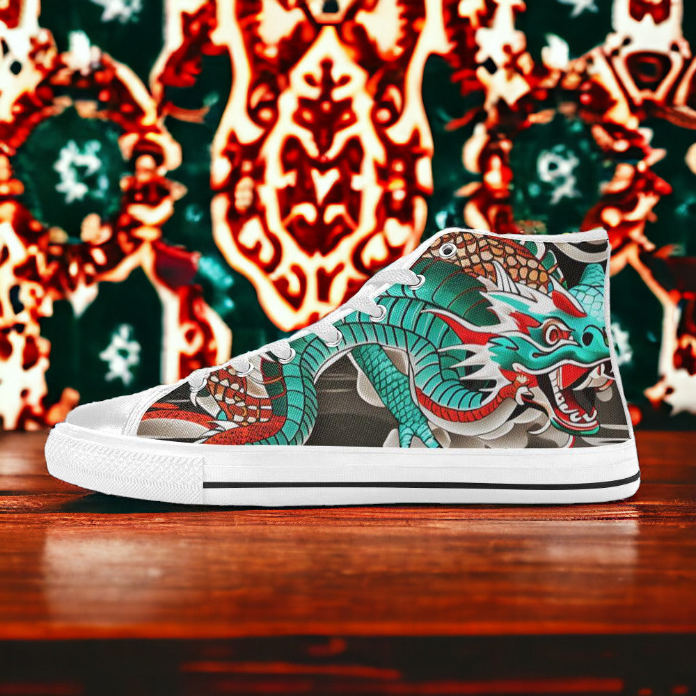 Japanese Dragon Art Women - Freaky Shoes®