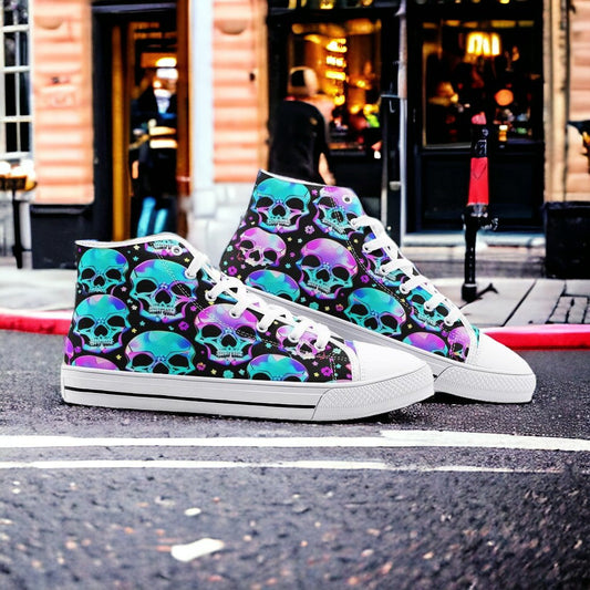 Jellyfish Pink Cream Iconic Bold Art - Freaky Shoes | Custom Art Sneakers