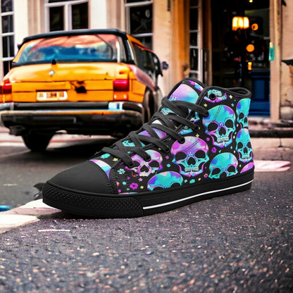 Jellyfish Pink Cream Iconic Bold Art - Freaky Shoes | Custom Art Sneakers