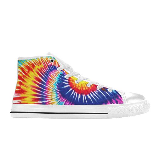 WOMEN'S Tie Dye Splash High Top Canvas Dreamcore Shoes