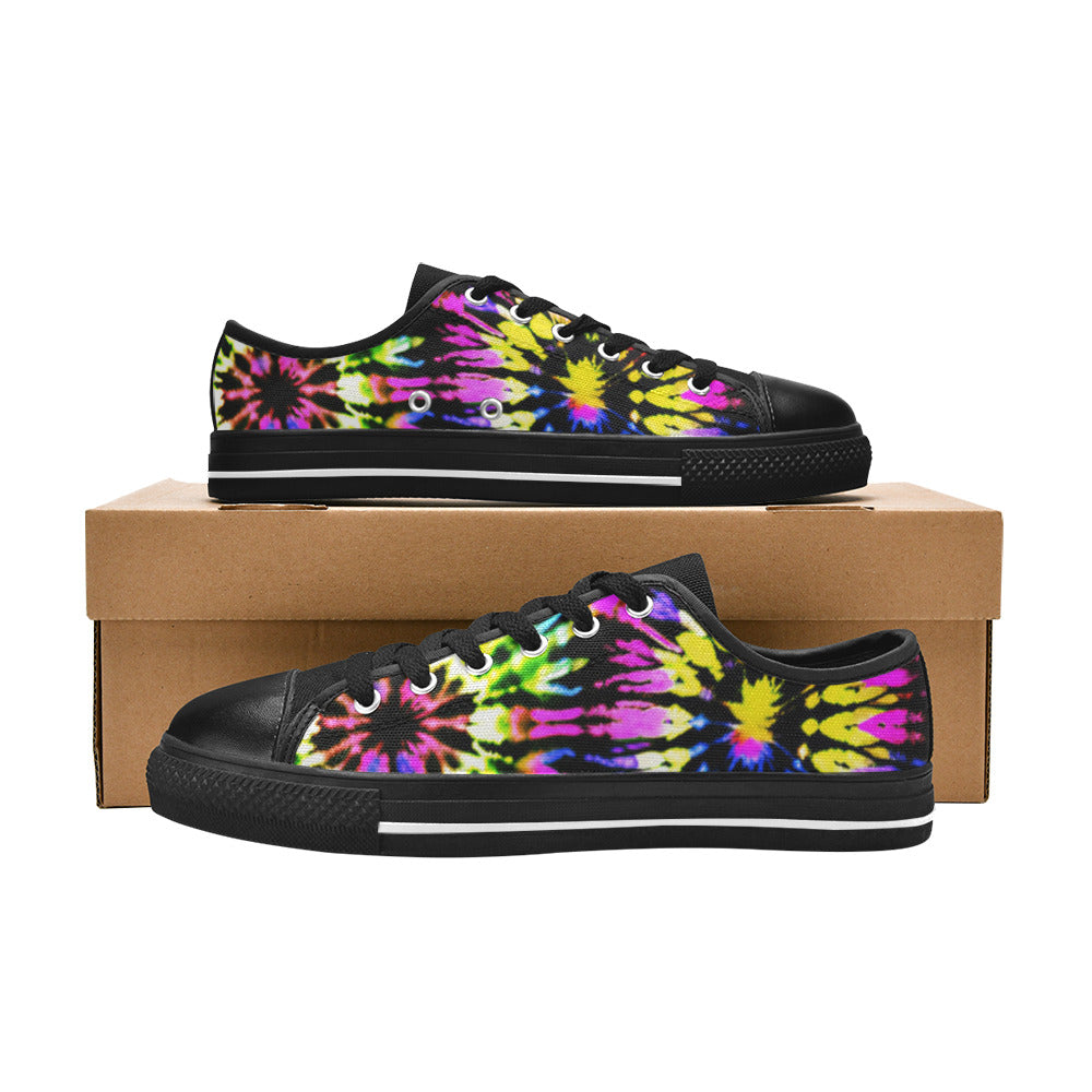 MEN'S Cc Tie Dye Art Canvas Y2K Shoes