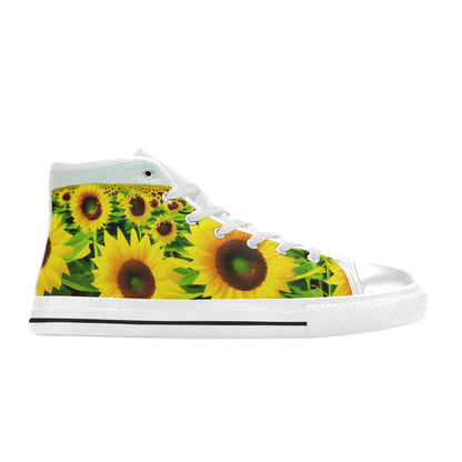 WOMEN'S Sunflowers Art 4 High Top Canvas Dreamcore Custom Shoes