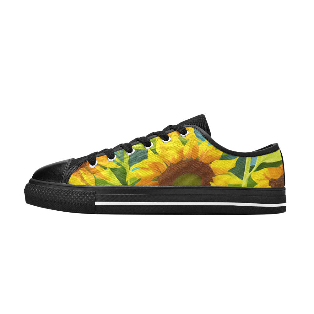 MEN'S Sunflowers Art 3 Canvas Dreamcore Custom Shoes