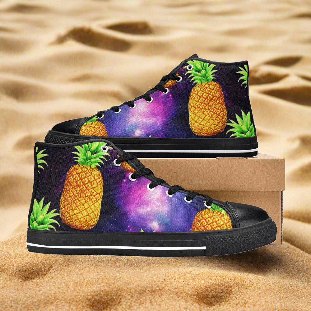 Cherry Blossom Pink Cream Vivid MEN Bold Art - Freaky Shoes | Custom Art Sneakers
