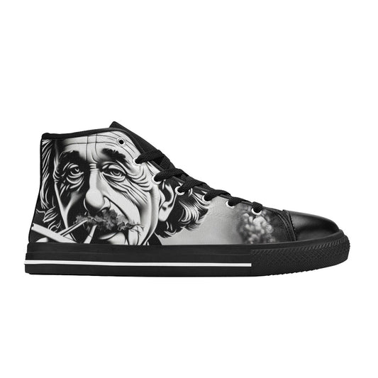 MEN'S 420 Einstein Art Men’S High Top Canvas Cottagecore Shoes