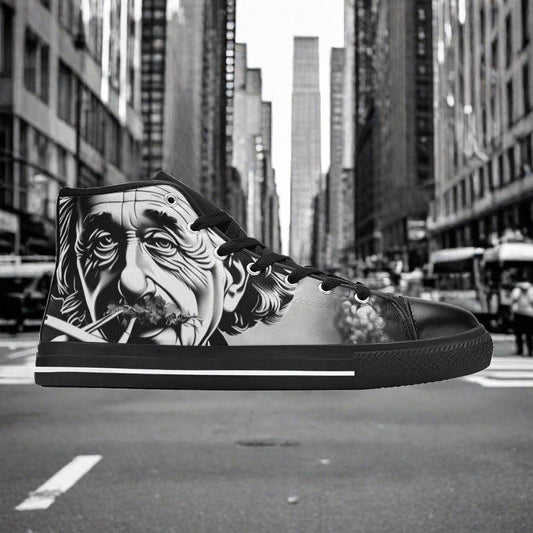 Cyberpunk Jewel Rich Vivid MEN Bold Art - Freaky Shoes | Custom Art Sneakers