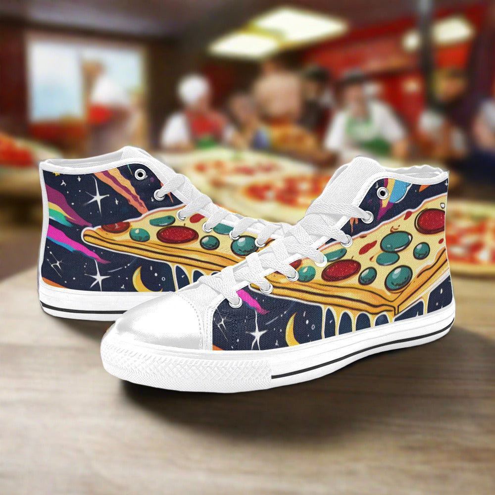 Monarch Teal Gold Custom WOMEN Bold Art - Freaky Shoes | Custom Art Sneakers