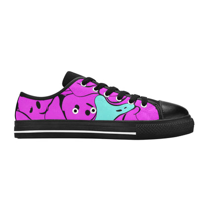 MEN'S Melting Faces 2 Canvas Y2K Custom Shoes