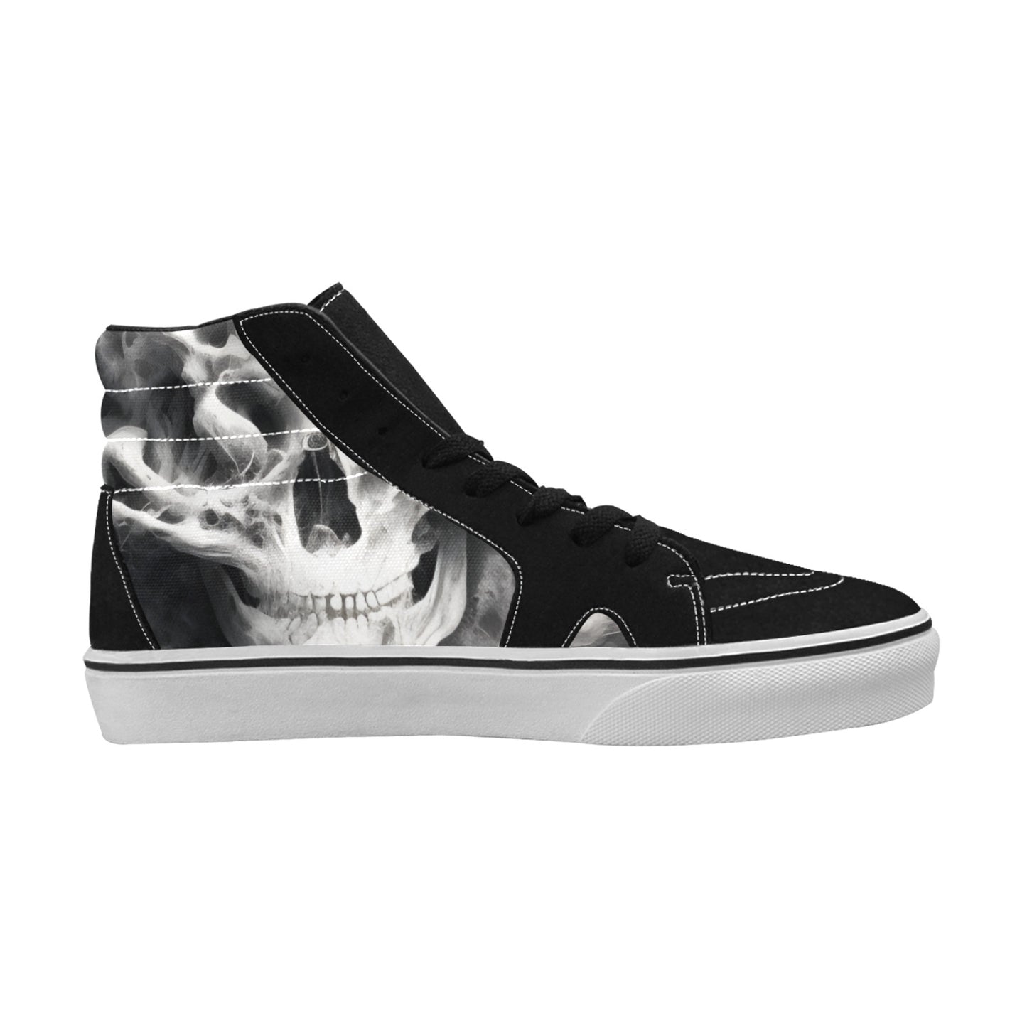 MEN'S Skull High Top Skateboarding Y2K Custom Sneakers