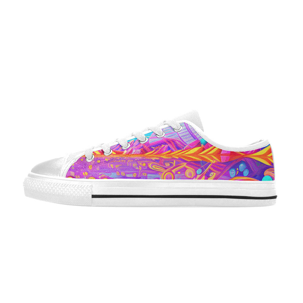 MEN'S Trip Art 3 Canvas Grunge Sneakers
