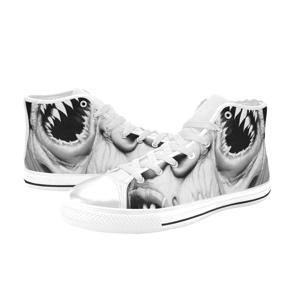 WOMEN'S Cc Twisted Faces 2 High Top Canvas Vibrant Chaos Sneakers