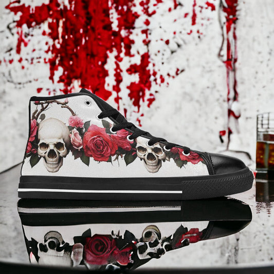 Jellyfish Navy Indigo Wearable MEN Bold Art - Freaky Shoes | Custom Art Sneakers