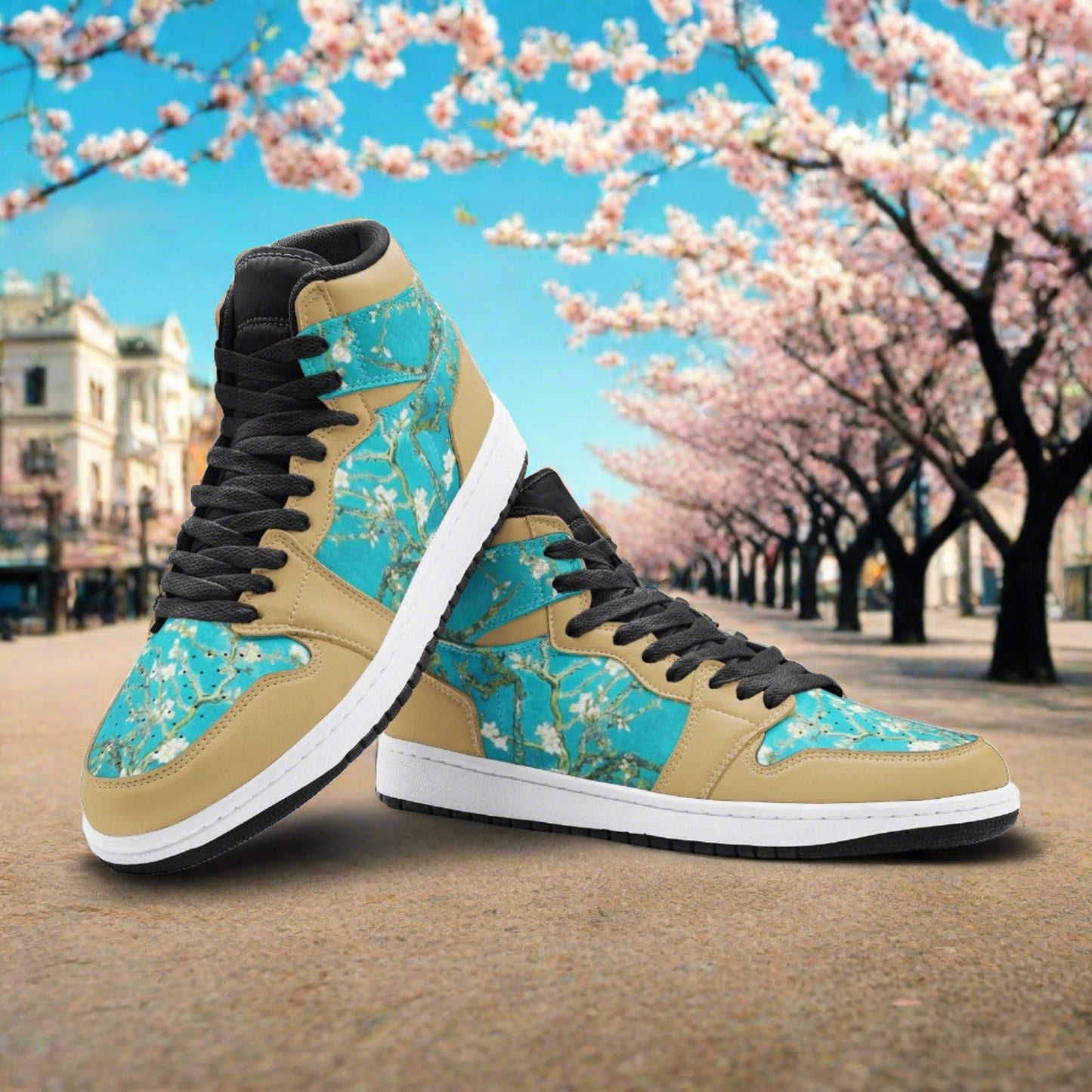 Peacock Dark Cosmic Custom Bold Art - Freaky Shoes | Custom Art Sneakers