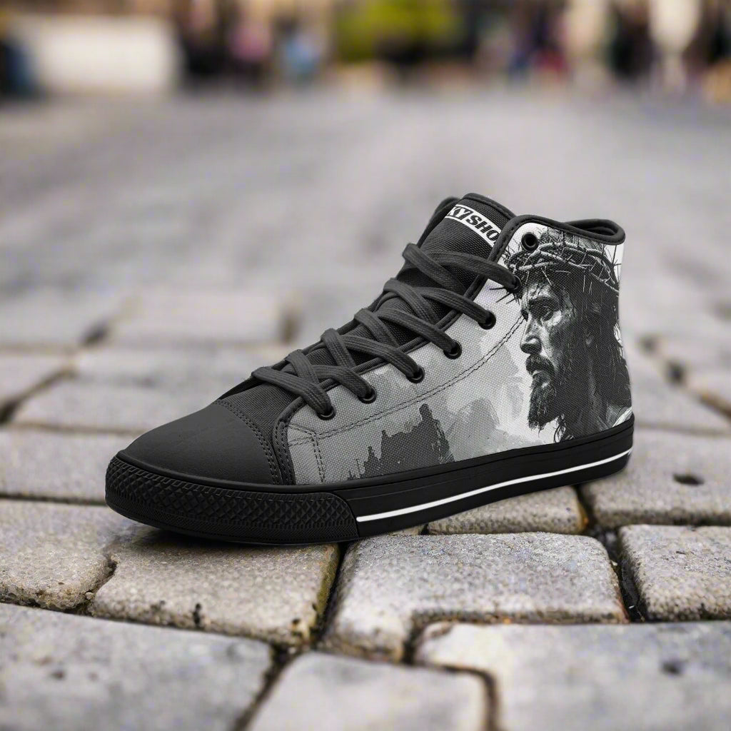 Jesus Unisex High Top Canvas Shoes - Freaky Shoes®