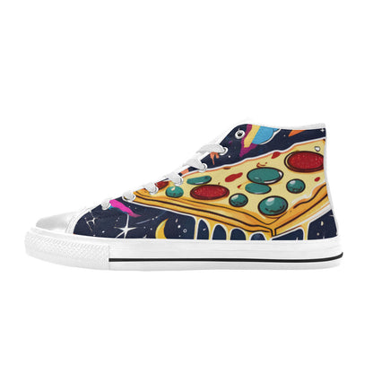 MEN'S Pizza Space 4 Men’S High Top Canvas Y2K Custom Shoes