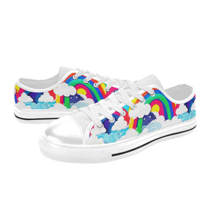 MEN'S Clouds Unicorns Art Canvas Grunge Custom Sneakers