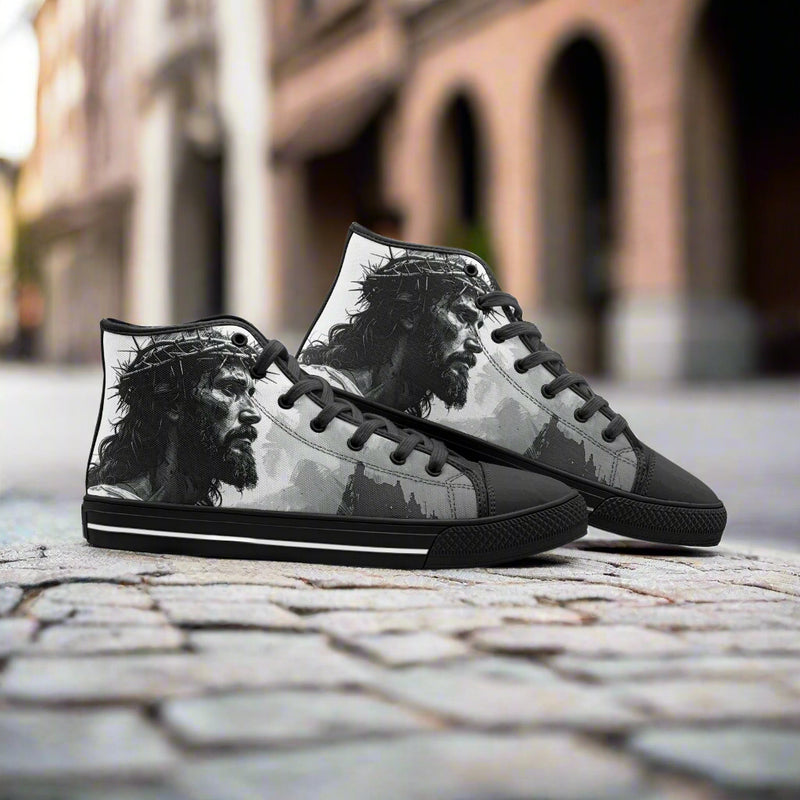 Jesus Unisex High Top Canvas Shoes - Freaky Shoes®