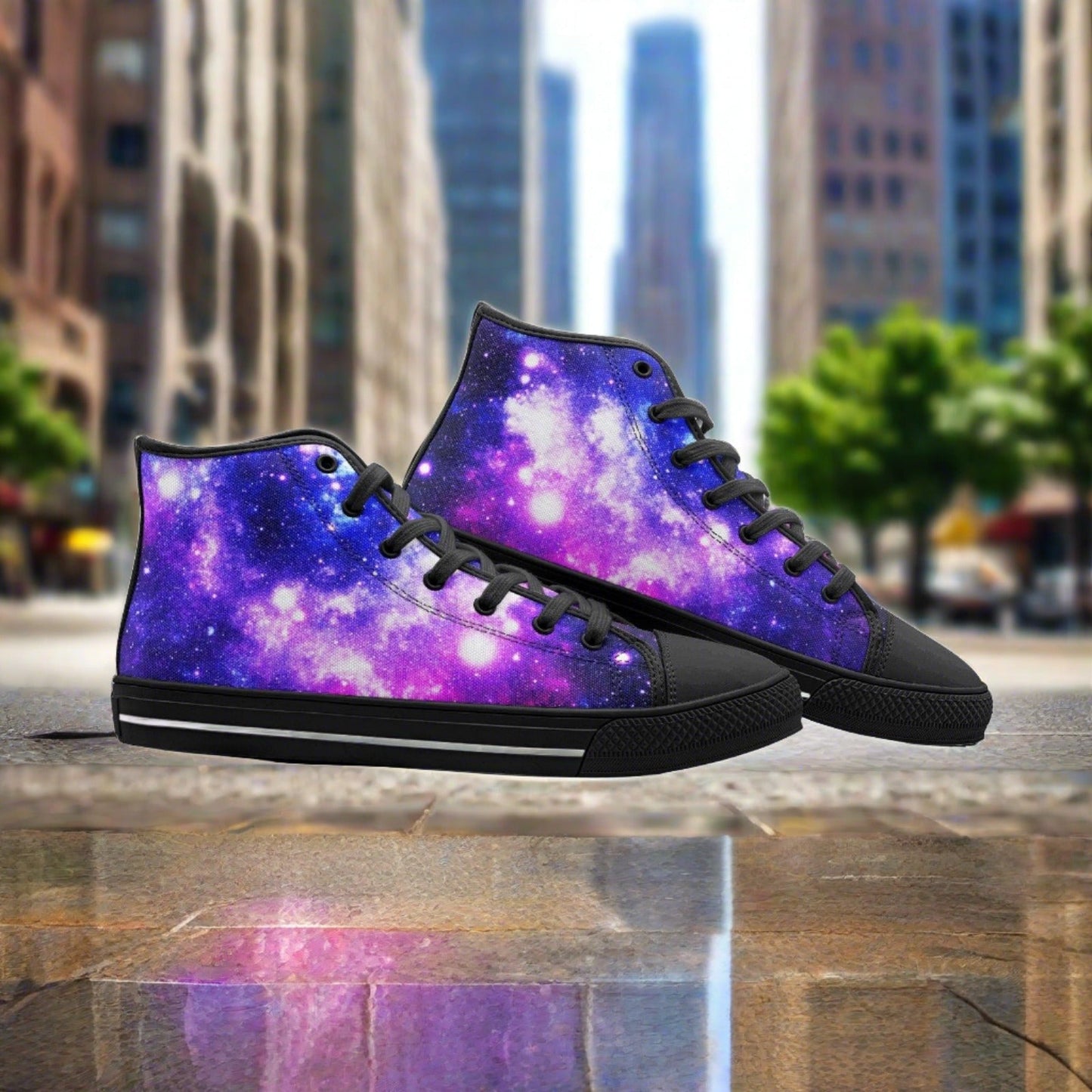 Celtic Dark Cosmic Wearable Bold Art - Freaky Shoes | Custom Art Sneakers