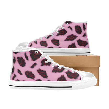 MEN'S Cc Animal Print Men’S High Top Canvas Vibrant Chaos Sneakers