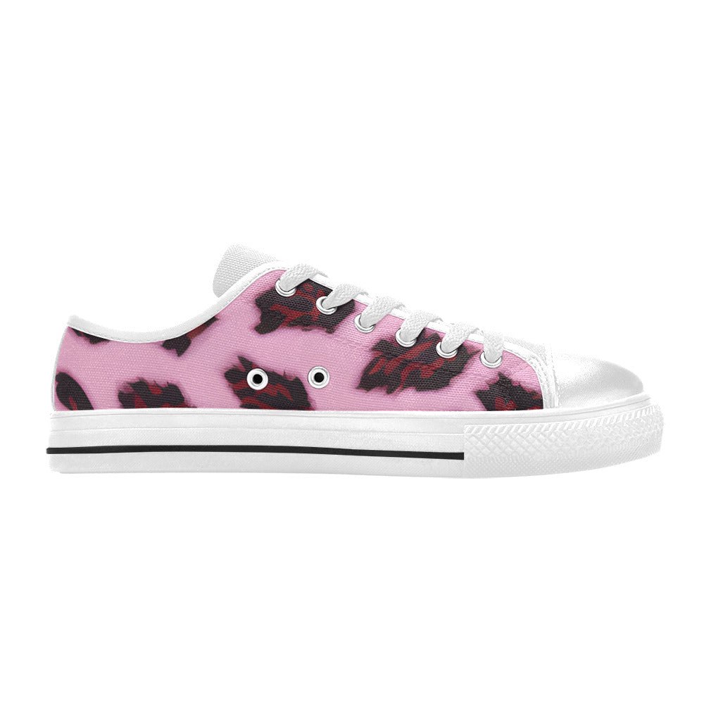 WOMEN'S Cc Animal Print Canvas Dark Academia Shoes