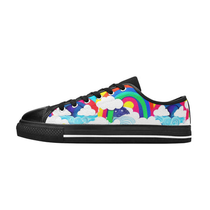 MEN'S Clouds Unicorns Art Canvas Vivid Custom Sneakers