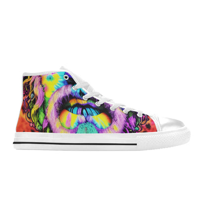 WOMEN'S Cc Canvas Classic Tie High Top Canvas Y2K Custom Sneakers