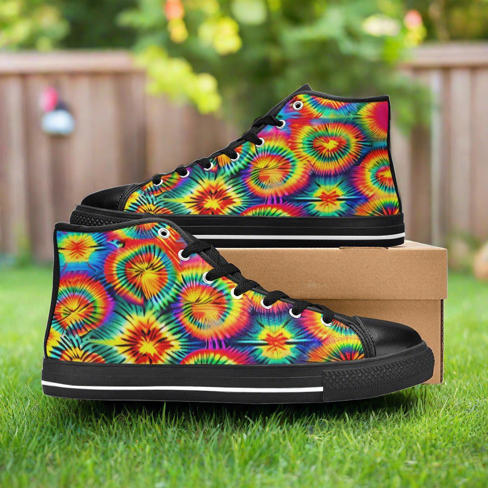 Monarch Green Emerald Vivid WOMEN Bold Art - Freaky Shoes | Custom Art Sneakers