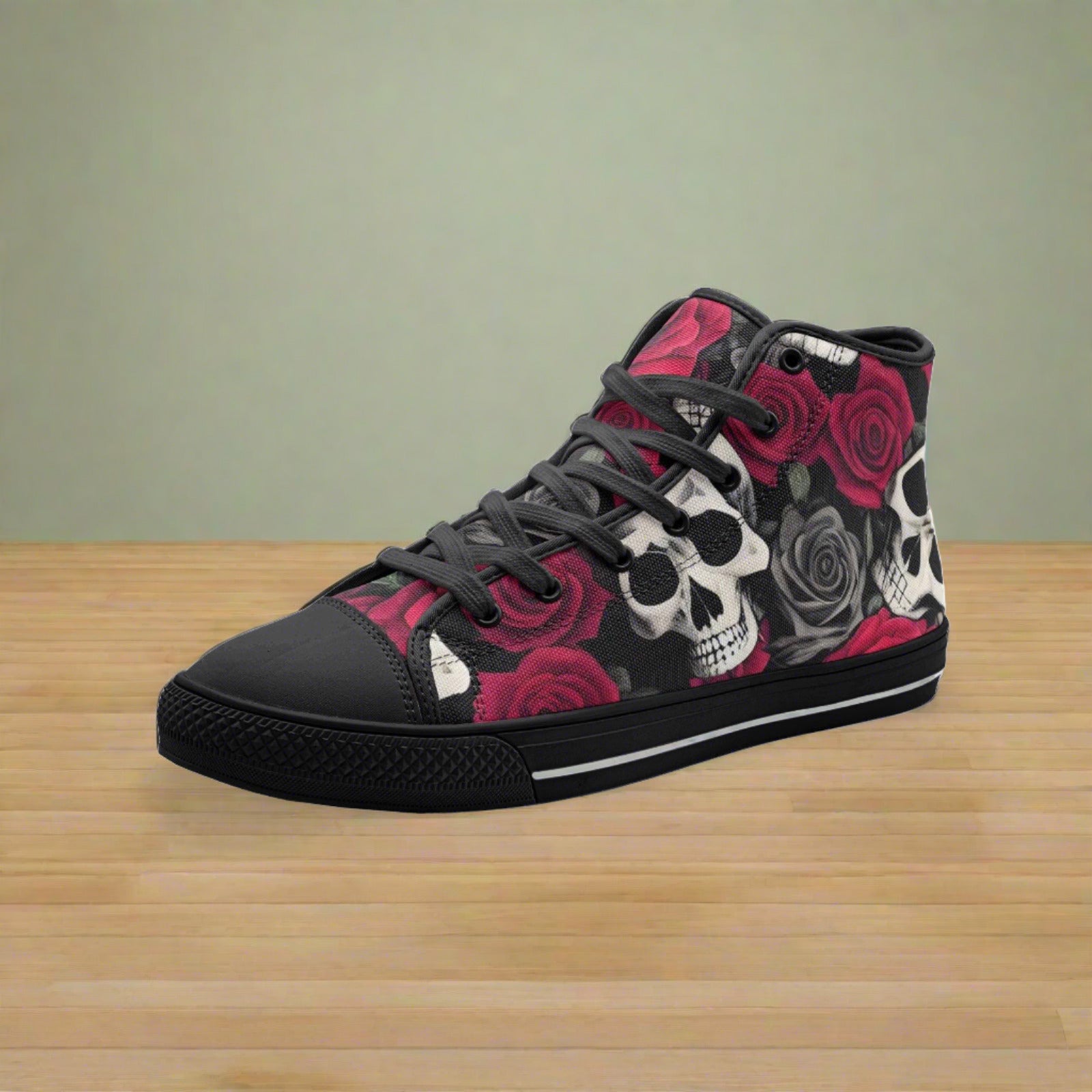 Koi Dark Cosmic Vivid Bold Art - Freaky Shoes | Custom Art Sneakers
