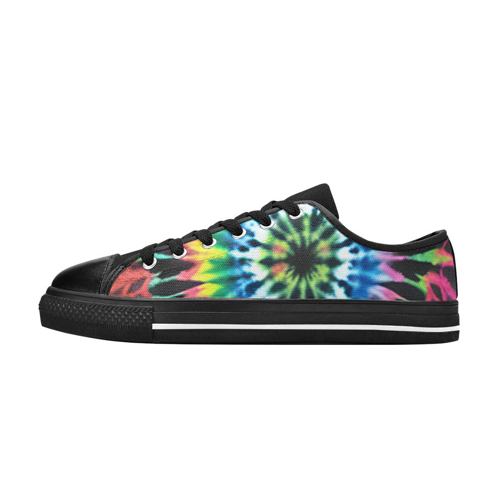 MEN'S Cc Tie Dye Art Canvas Grunge Shoes