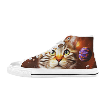 MEN'S Cc Space Cat Men’S High Top Canvas Vivid Sneakers