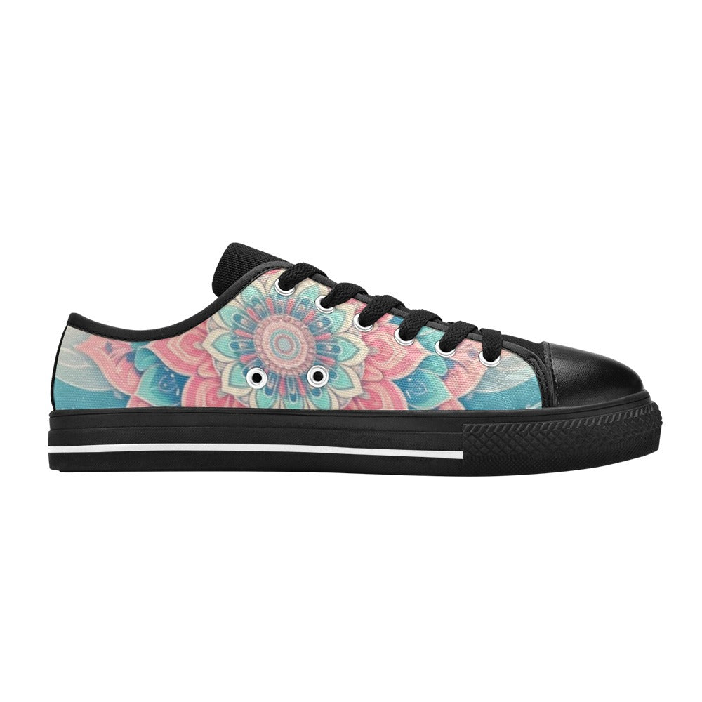 MEN'S Pastel Wave Mandala Canvas Dreamcore Shoes