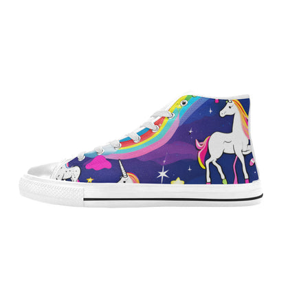 MEN'S Unicorns Abstract Men’S High Top Canvas Aesthetic Custom Shoes
