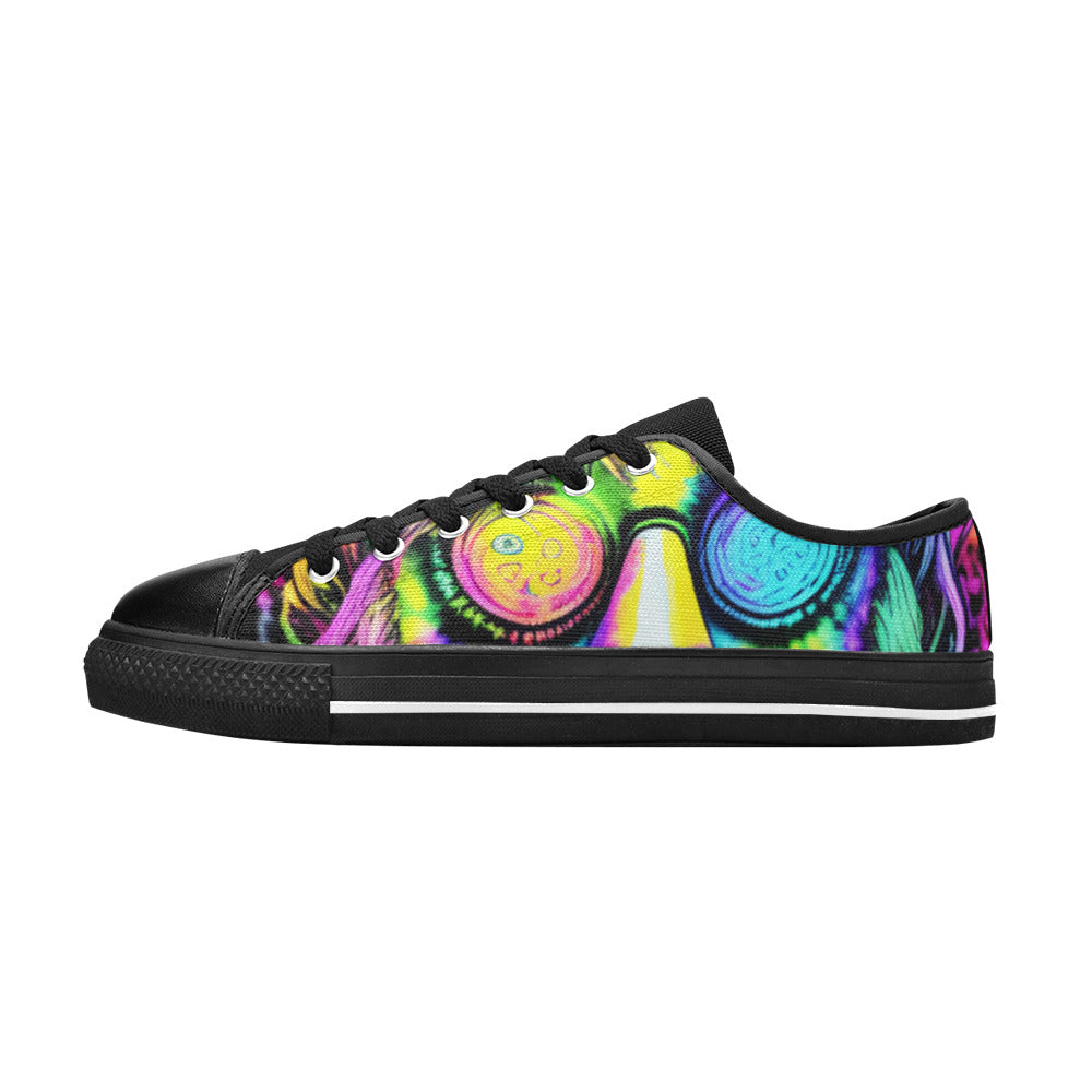 WOMEN'S Cc Canvas Classic Tie Canvas Surreal Custom Sneakers