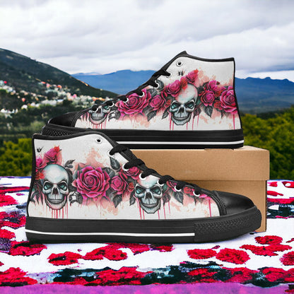 Peacock Vivid Multicolor Custom MEN Bold Art - Freaky Shoes | Custom Art Sneakers