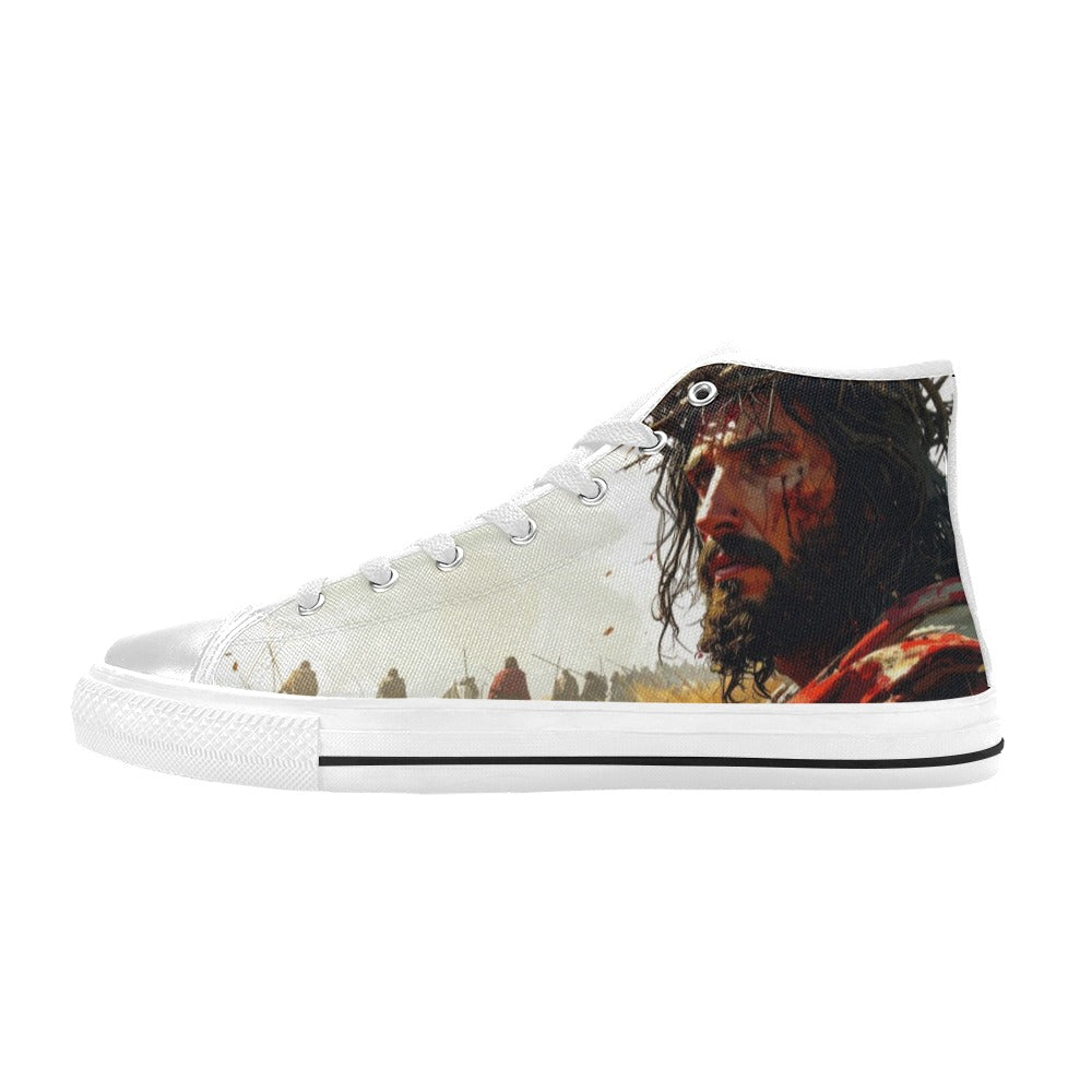 WOMEN'S Jesus_Ht_15 High Top Canvas Dreamcore Custom Sneakers