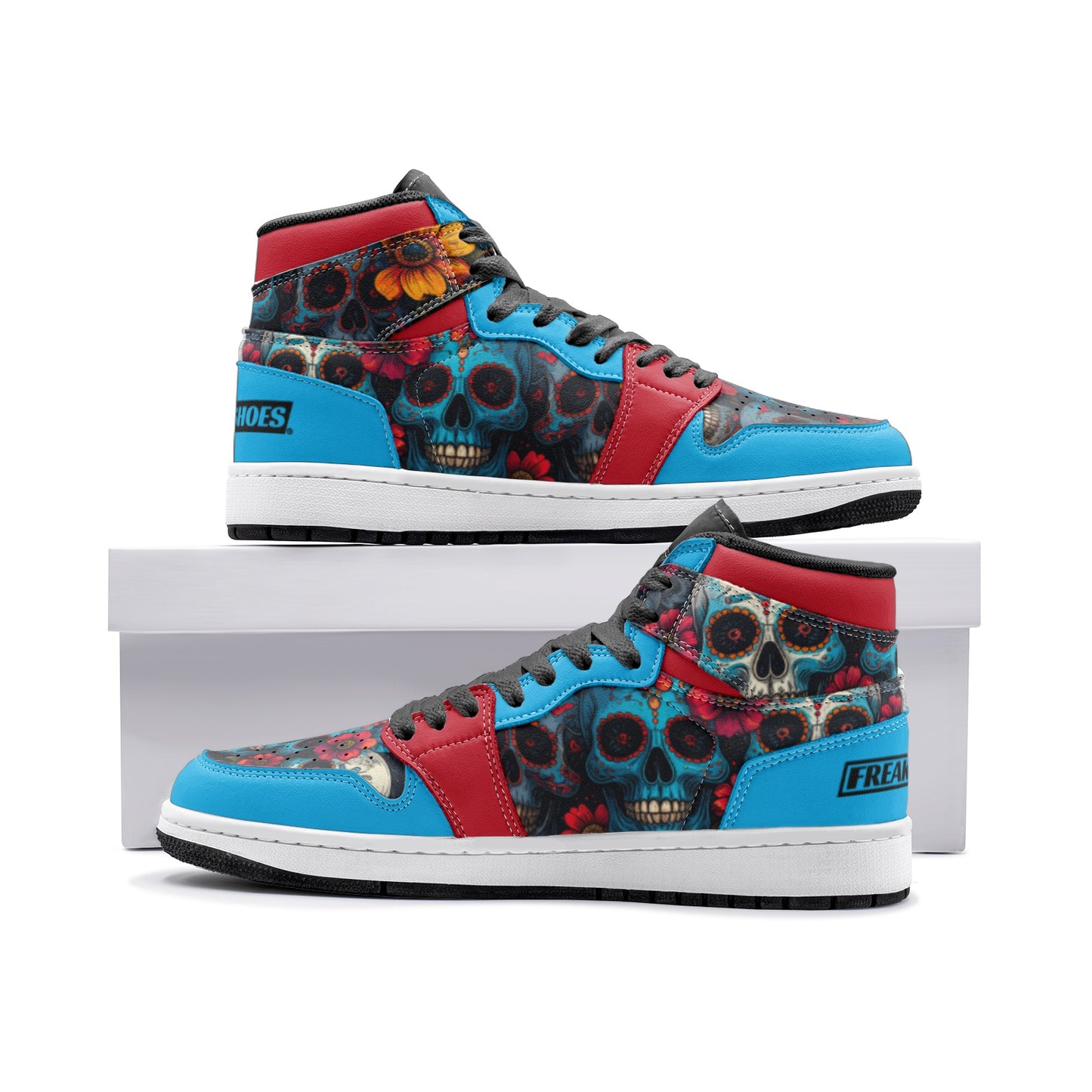 Sugar Skulls Day of the Dead Custom Sneakers Unisex Sneaker TR