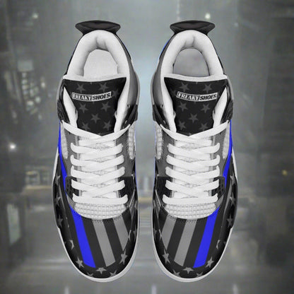 Phoenix Navy Indigo Unique Bold Art - Freaky Shoes | Custom Art Sneakers