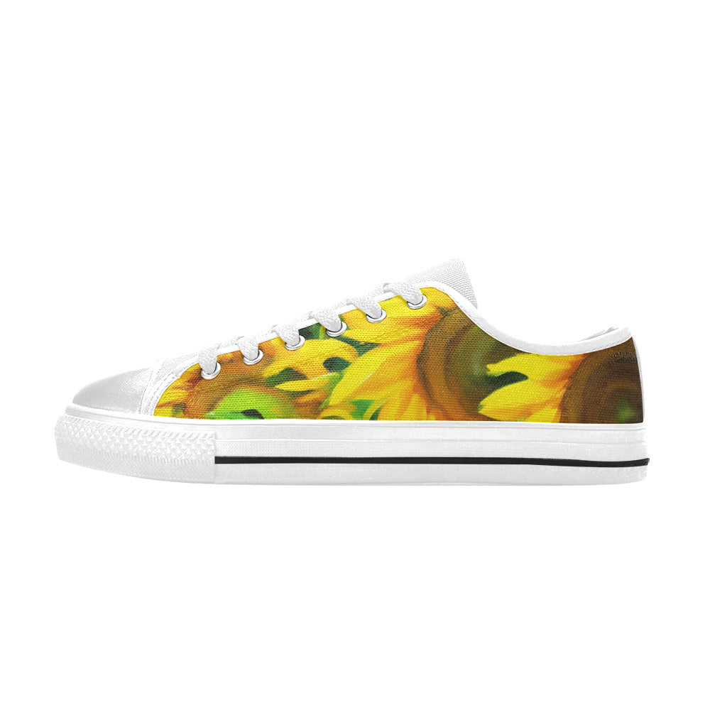 MEN'S Sunflowers Art Canvas Y2K Shoes