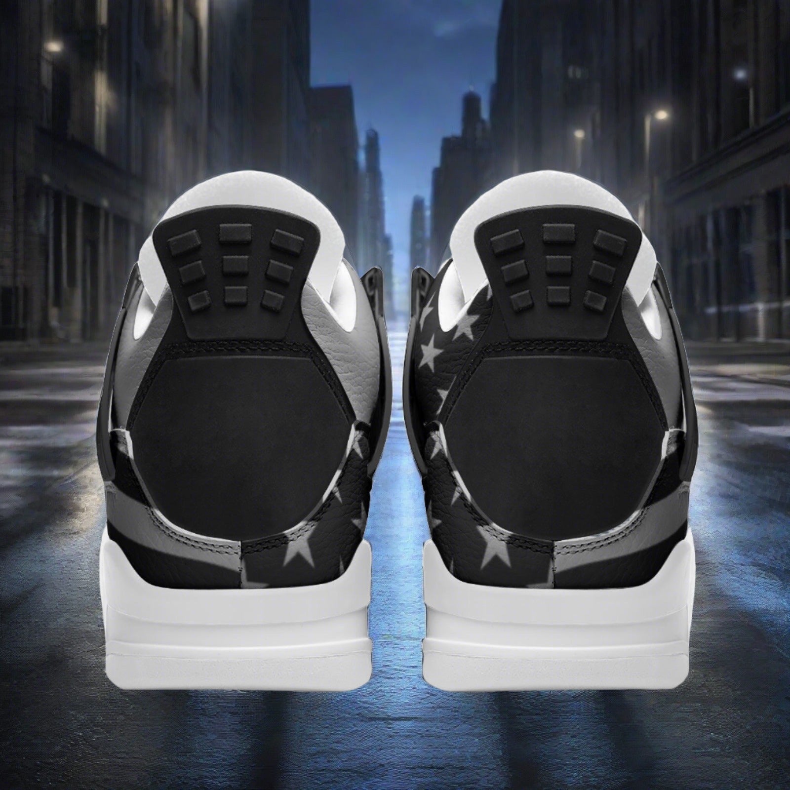 Wolf Vivid Multicolor Wearable Bold Art - Freaky Shoes | Custom Art Sneakers