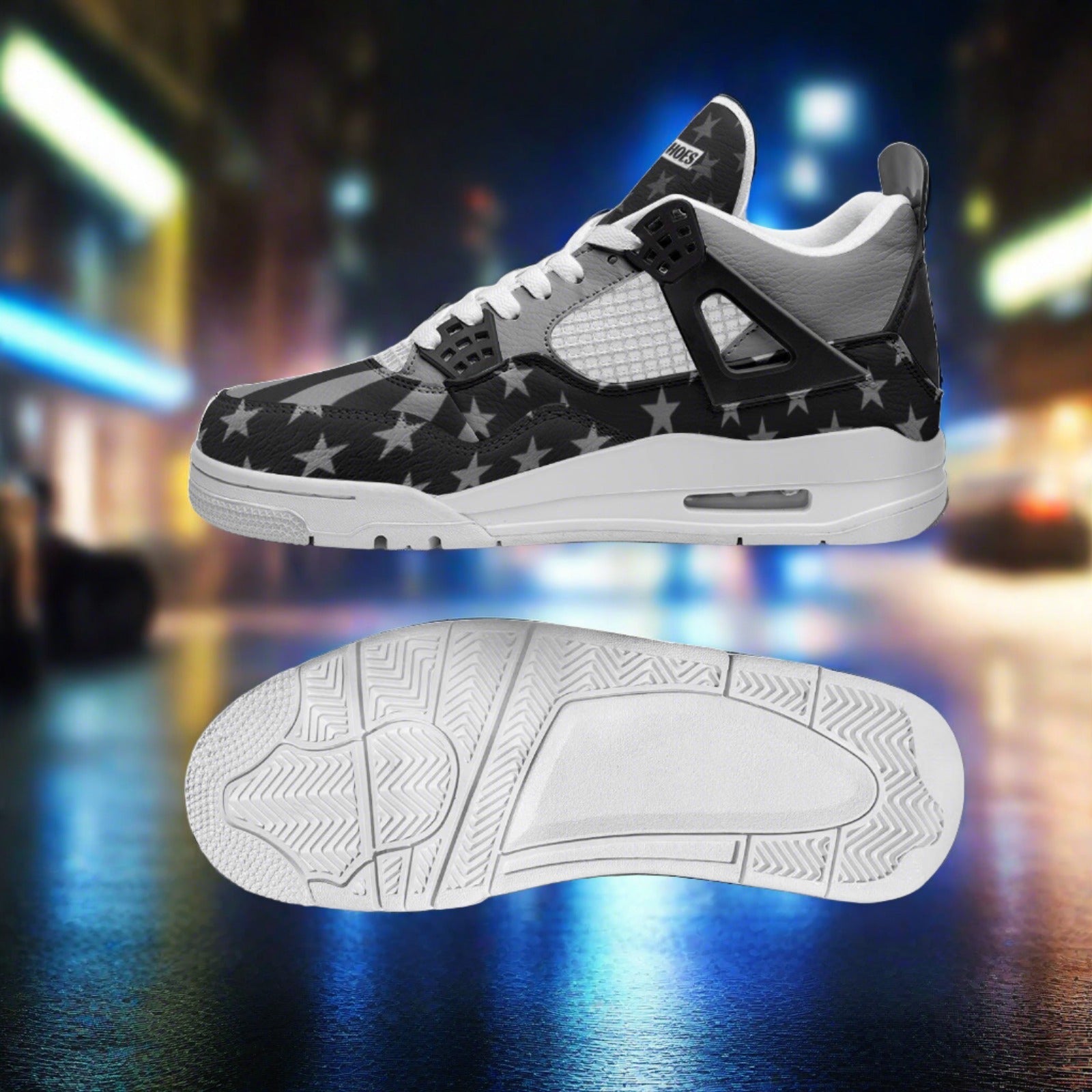 Wolf Vivid Multicolor Wearable Bold Art - Freaky Shoes | Custom Art Sneakers