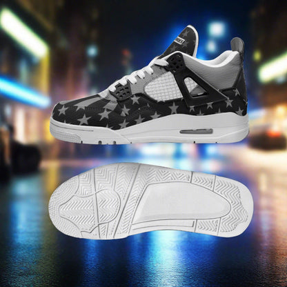 Phoenix Navy Indigo Unique Bold Art - Freaky Shoes | Custom Art Sneakers